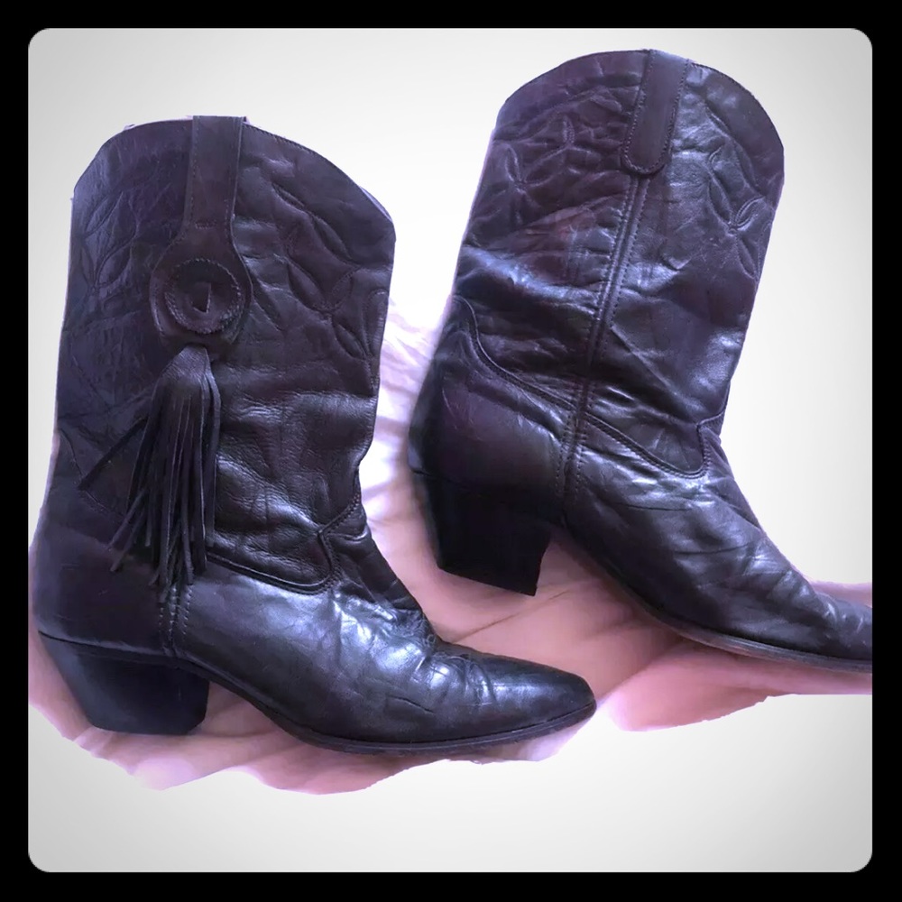 Vintage Laredo Western Cowboy Boots Sz 9.5